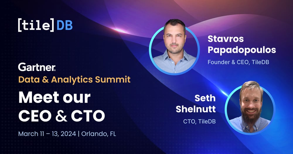 TileDB @Gartner Data & Analytics Summit 2024 TileDB @Gartner Data & Analytics Summit 2024
